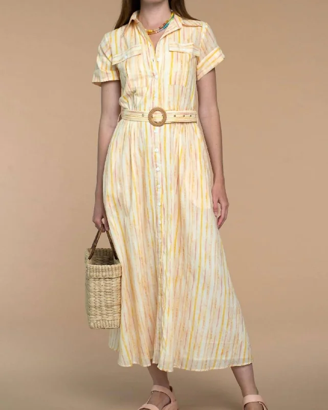 Limited Styles Marlow Dress In Reflect Sunset