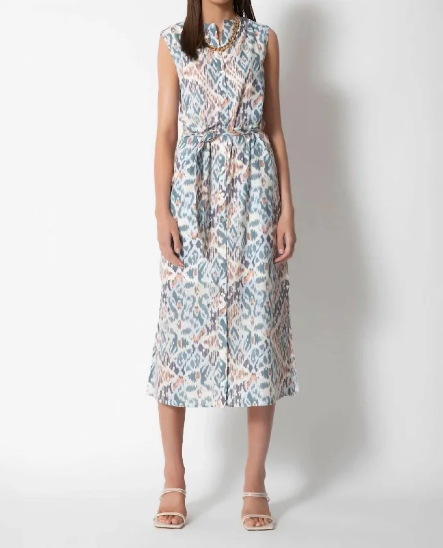 Women's Comfy Attire For Lounging Adya Dress In Summer Breeze