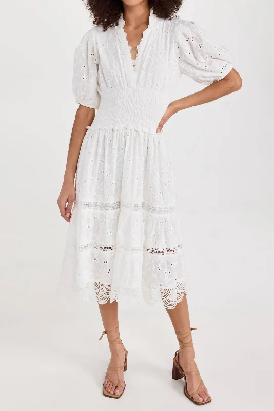 Free Spirited Fashion Torrente Dress In White