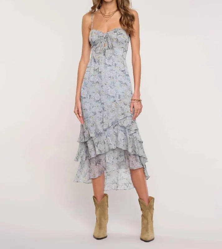 Women's Evening Outfit Casta Dress In Glacier