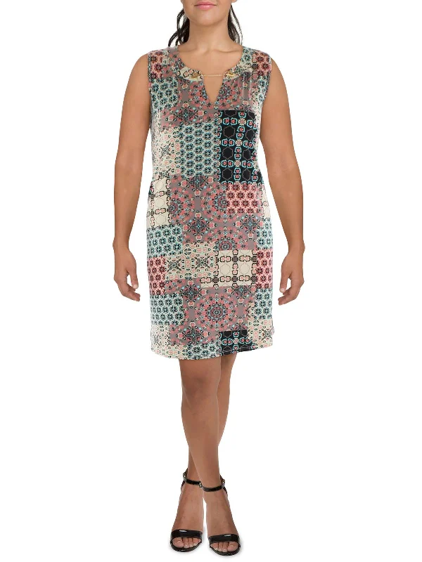 Fashion Sale Live Now – Upgrade Your Style For Less Petites Womens Aztec Print Short Tunic Dress