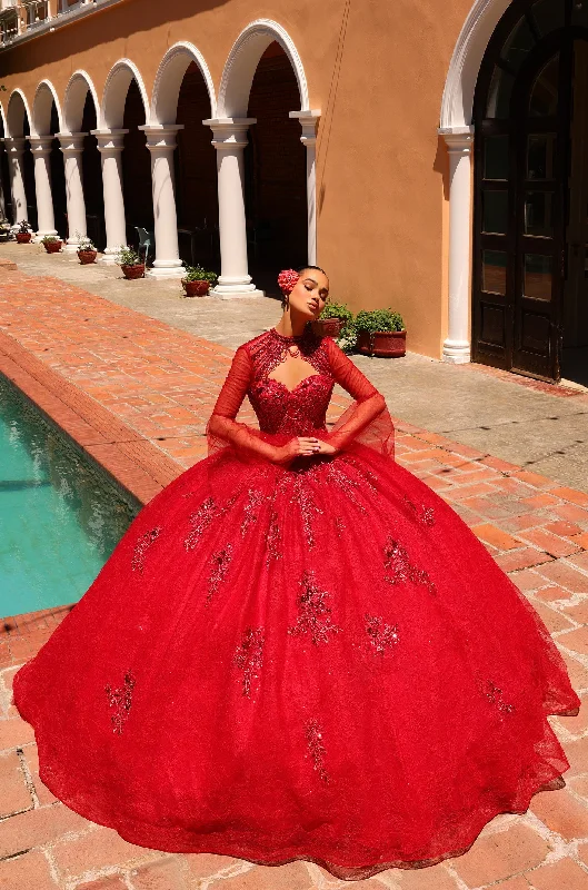 Stylish Women's Outfit Amarra 54328 Long Lace Beaded A Line Ball Gown Quinceanera Dress Stylish Women's Outfit Amarra 54328 Long Lace Beaded A Line Ball Gown Quinceanera Dress