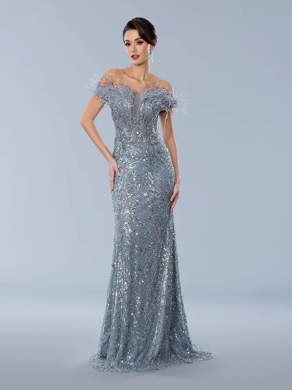 Women's Clothing for All Occasions Stella Couture 24362 Prom Long Sequins Formal Evening Gown