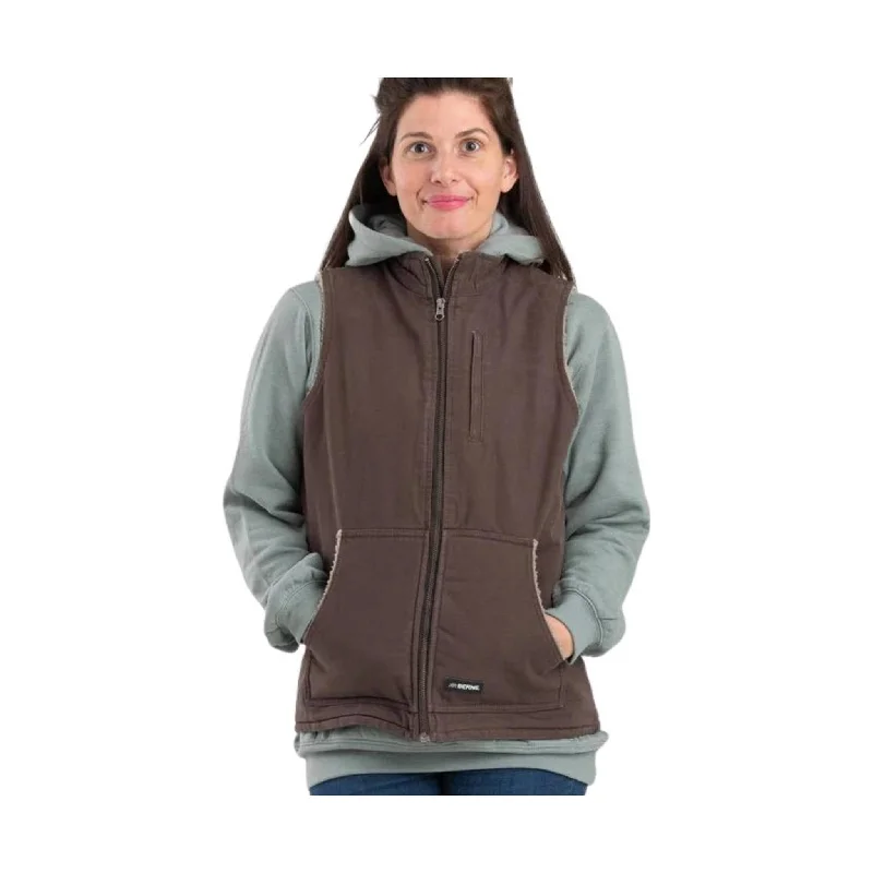 Stylish Women's Clothing Berne Women's Canyon Sherpa Lined Vest - Tuscan