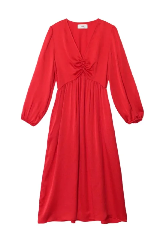 Stylish Spring Fashion Eloise Dress In Red
