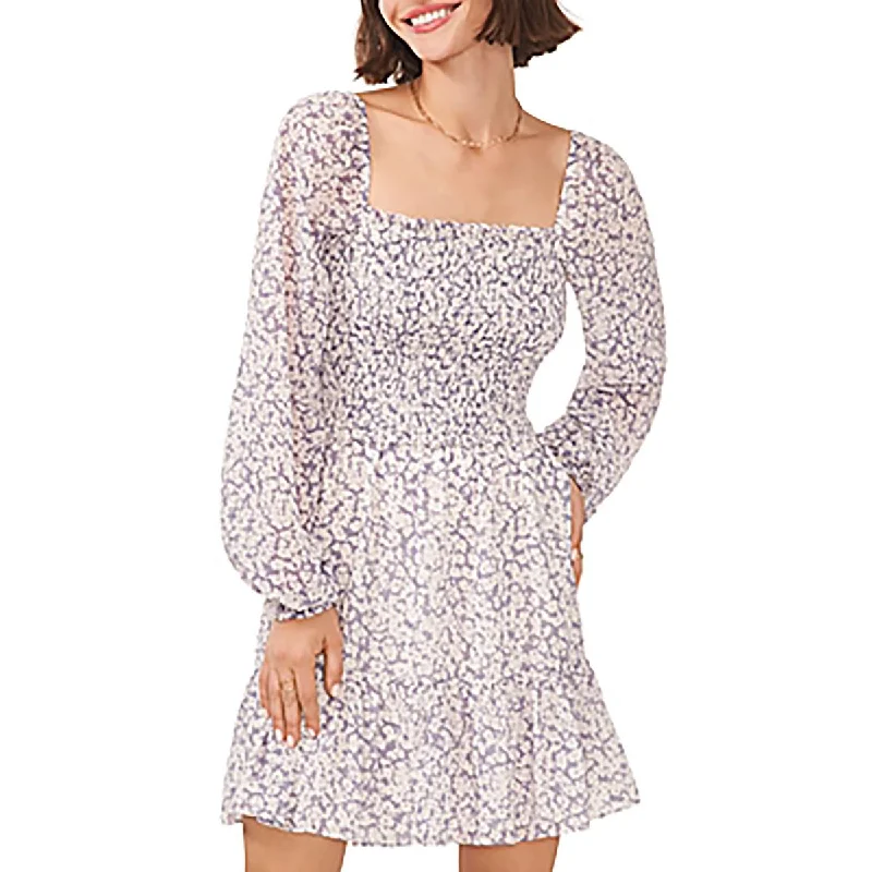 Designer Women's Fashion Online 1.State Womens Above Knee Floral Print Babydoll Dress Designer Women's Fashion Online 1.State Womens Above Knee Floral Print Babydoll Dress