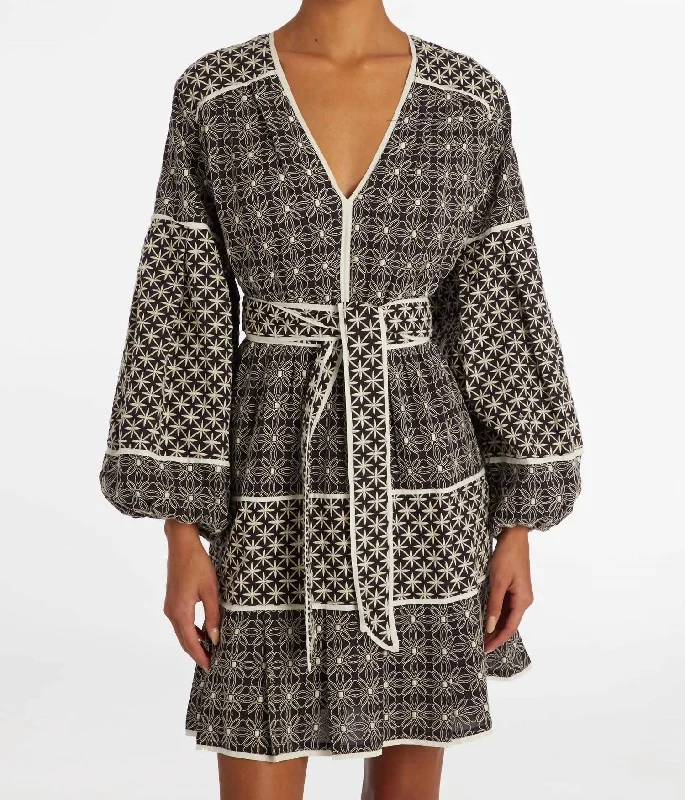 Effortless Everyday Wear Julianna Dress In Cocoa Blossom
