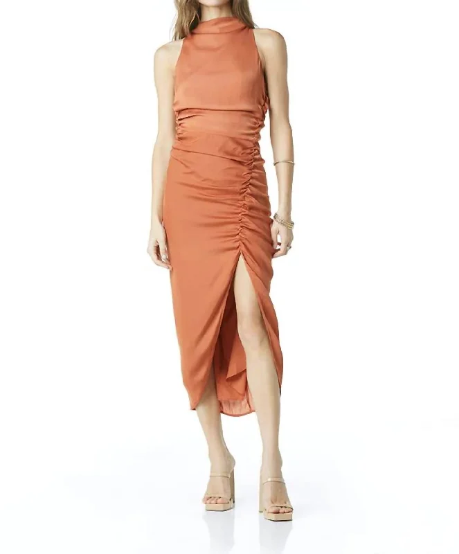 Clothes For Sale Leanna Dress In Baked Clay