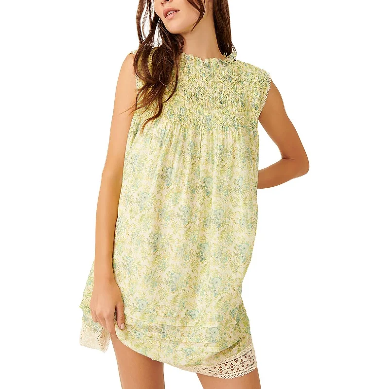 Latest Fashion for Women Free People Womens Shea Floral Print  Mini Dress