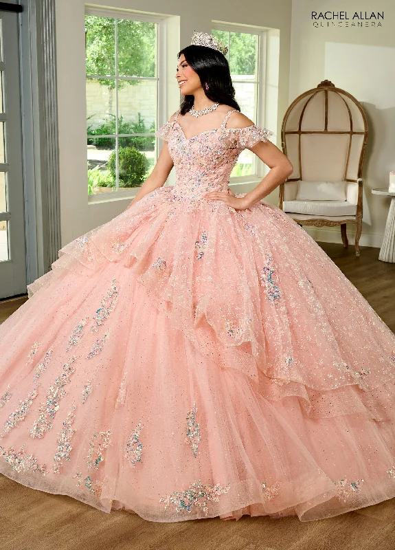 Women's Online Clothing Boutique Rachel Allan RQ1136 Quinceanera Ruffle Long Ball Gown Women's Online Clothing Boutique Rachel Allan RQ1136 Quinceanera Ruffle Long Ball Gown
