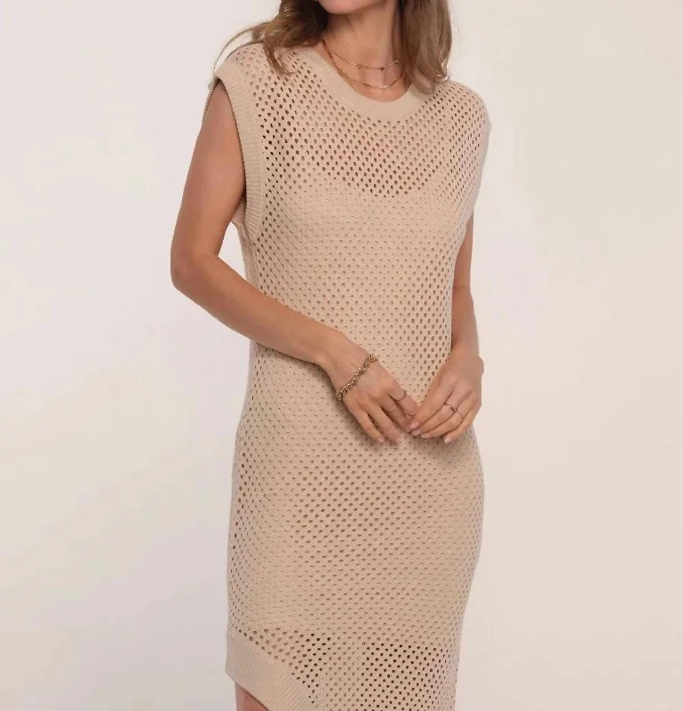Limited Stock Maia Dress In Ecru