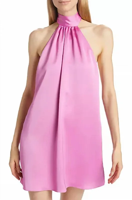 Designer Wear On Sale Sam Dress In Pink Orchid