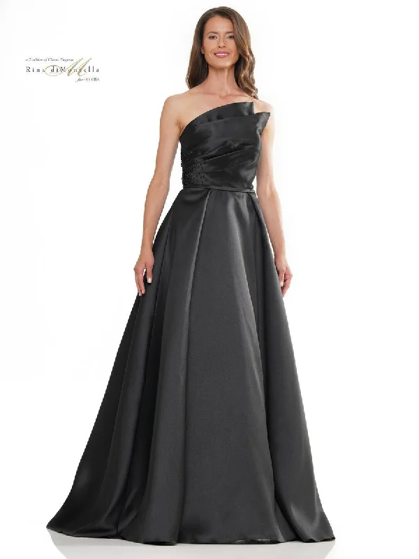 Women's Evening Wear for Special Occasions Rina di Montella RD2981 Long A Line Formal Gown