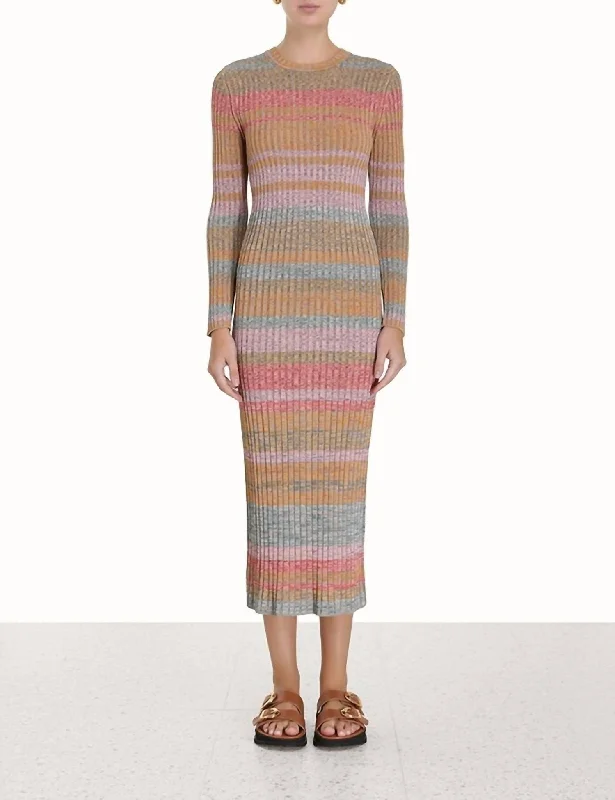 Boutique Dress Online Luminosity Mouline Dress In Multi