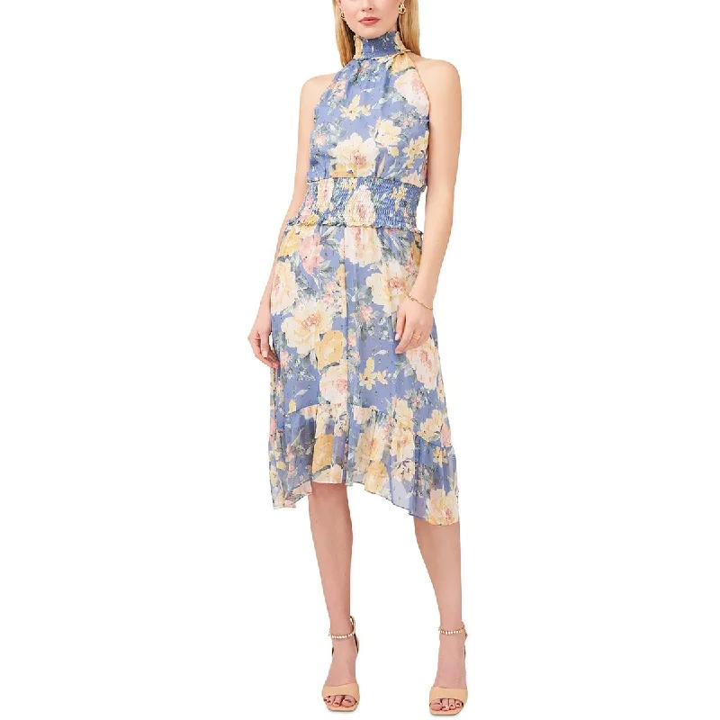 Easygoing Women's Style MSK Womens Floral Long Midi Dress
