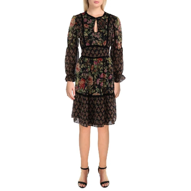 Women's Outfit Tahari ASL Womens   Floral Print Casual Wear Shift Dress