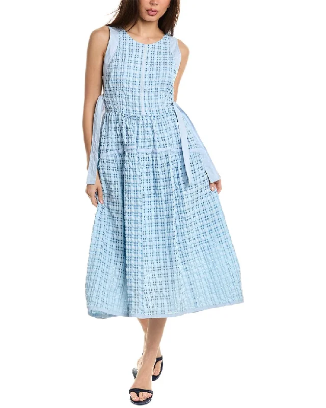 Trendy Street Style 3.1 Phillip Lim Taffeta Check Dress
