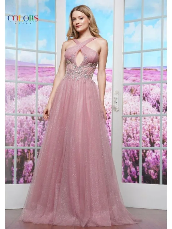 Casual Fashion for Women Colors 3514 Formal Ball Gown Glitter Long Prom Dress