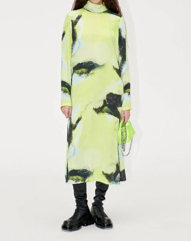 Stylish Savings Mille Dress In Abstract Landscape