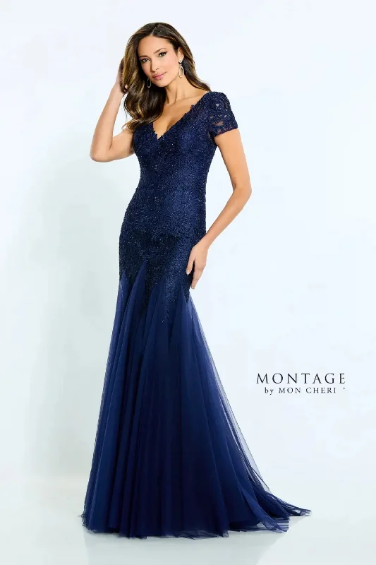 Women's Clothes And Apparel Montage M501 Long Evening Gown Beaded Formal Dress