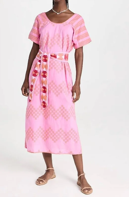 Trendy Street Style Attire Norsara Dress In Golden Hour