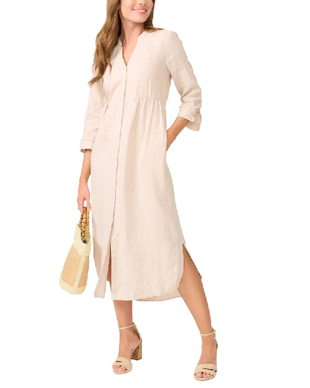Casual Fashion Trends for Women J.McLaughlin Solid Ceylon Linen Dress