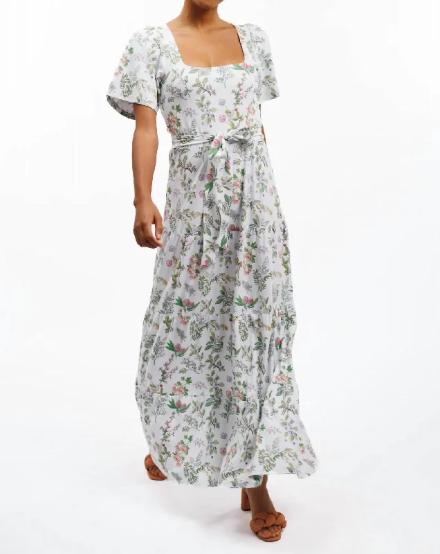 Casual Fashion Lane Dress Gardeners Bloom In Mint Green