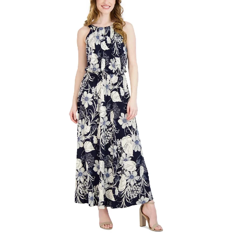 Online Shopping Boutiques Signature By Robbie Bee Womens Petites Floral Print Maxi Dress Online Shopping Boutiques Signature By Robbie Bee Womens Petites Floral Print Maxi Dress