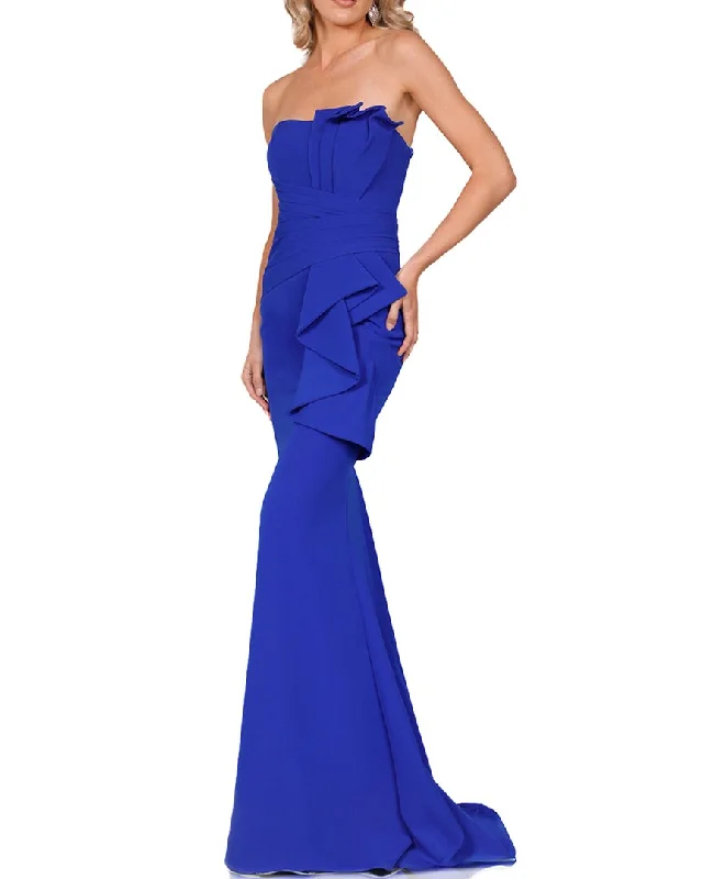 Women's Wedding Apparel Terani Strapless Peplum Dress