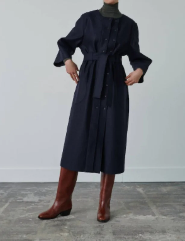 Luxe Women's Fashion Uruguay Dress In Navy