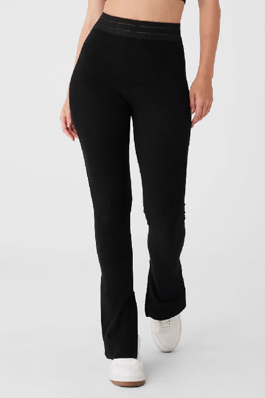 Women's Party Clothes Seamless Luxe Terry High-Waist Cuddle Legging - Black