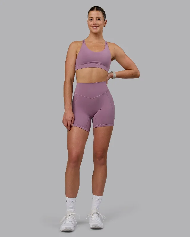 Women's Elegant Garments Blaze Mid Shorts - Grape