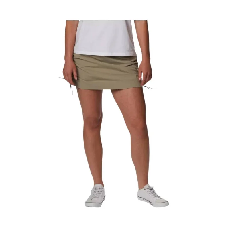 Women's Online Clothing Boutique Columbia Women's Anytime Casual Skort - Tusk - ONLINE STORE CREDIT/EXCHANGE ONLY Women's Online Clothing Boutique Columbia Women's Anytime Casual Skort - Tusk - ONLINE STORE CREDIT/EXCHANGE ONLY