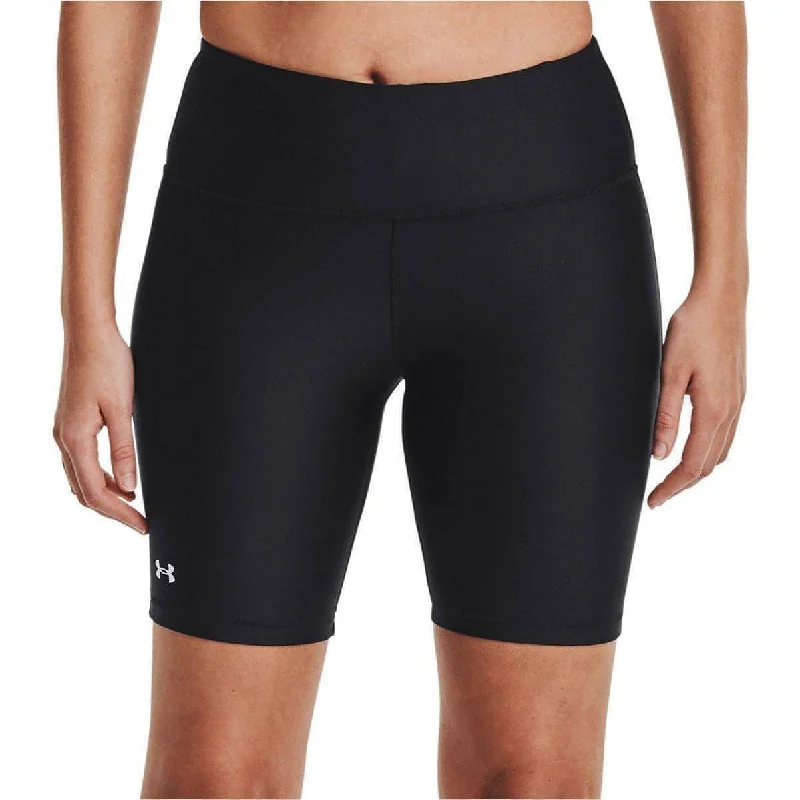 Women's Clothes And Apparel Under Armour HeatGear Armour Womens Short Running Tights - Black