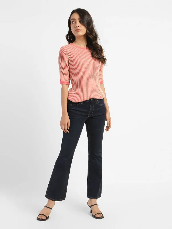 Women's Layered Outfit Women's Mid Rise 715 Bootcut Jeans