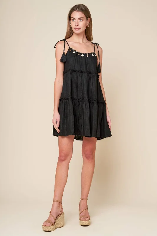 Women's Vacation Clothes THROUGH THE ARBOR WOVEN MINI DRESS