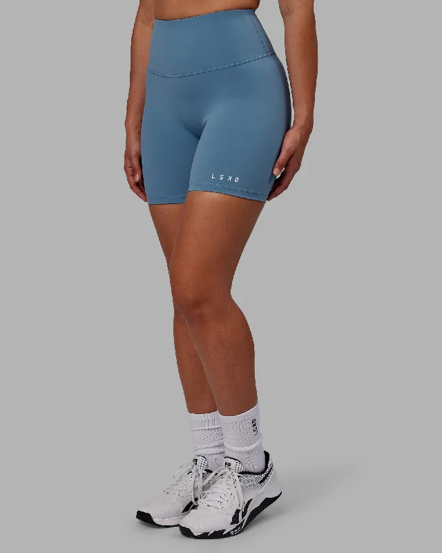 Women's High-Fashion Outfit RXD High Waist Mid Shorts - Elemental Blue