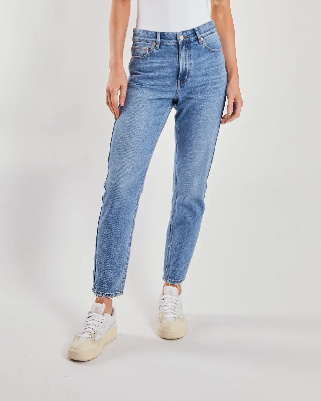 Women Fashion Florrie Mom Jean Summer Blue