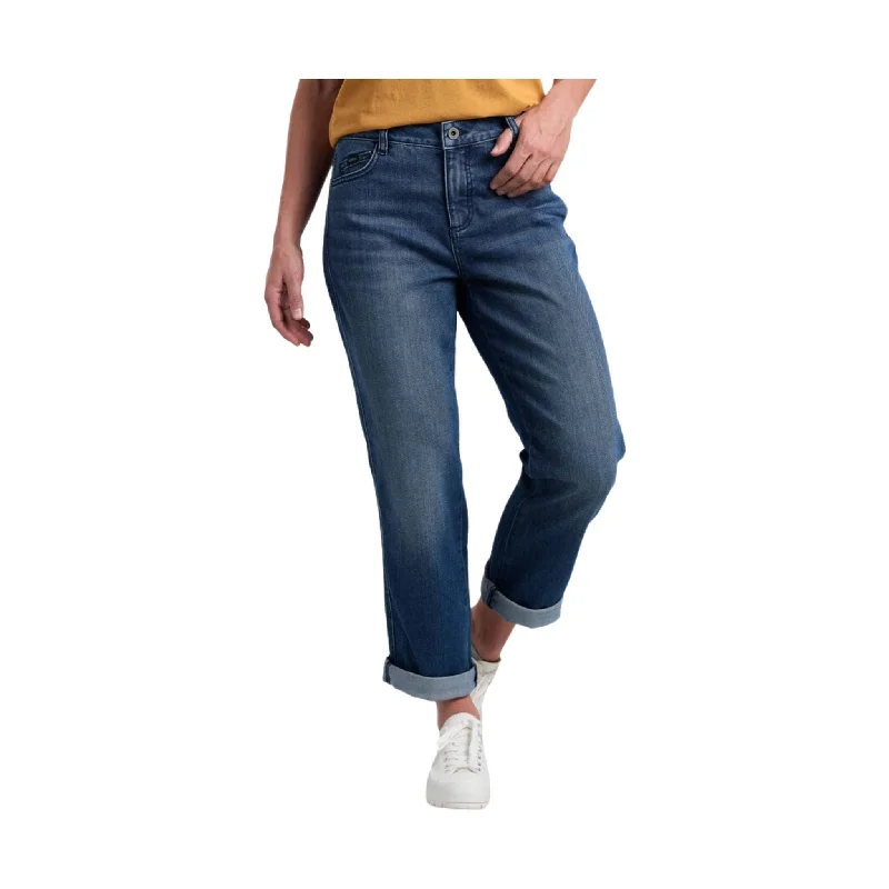 Women's Casual Clothing For Lounging Kuhl Women's Kontour Boyfriend Denim - Midnight Women's Casual Clothing For Lounging Kuhl Women's Kontour Boyfriend Denim - Midnight