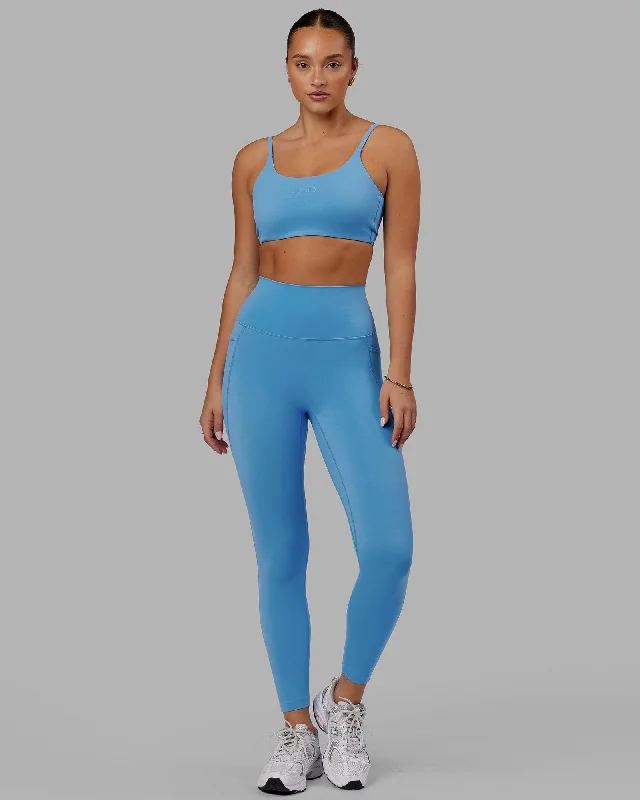 Sale Clothes Online Elixir 7/8 Length Leggings With Pockets - Azure Blue