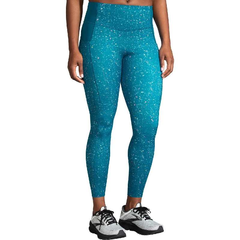 Women's Clothes Online Shopping Brooks Method Womens 7/8 Running Tights - Blue