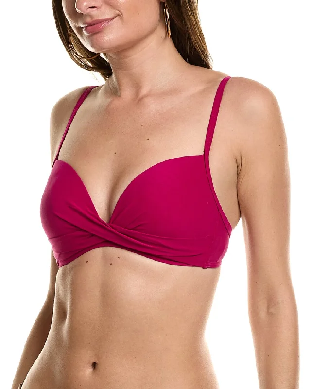 Women's Activewear Attire Vince Camuto Draped Bikini Top