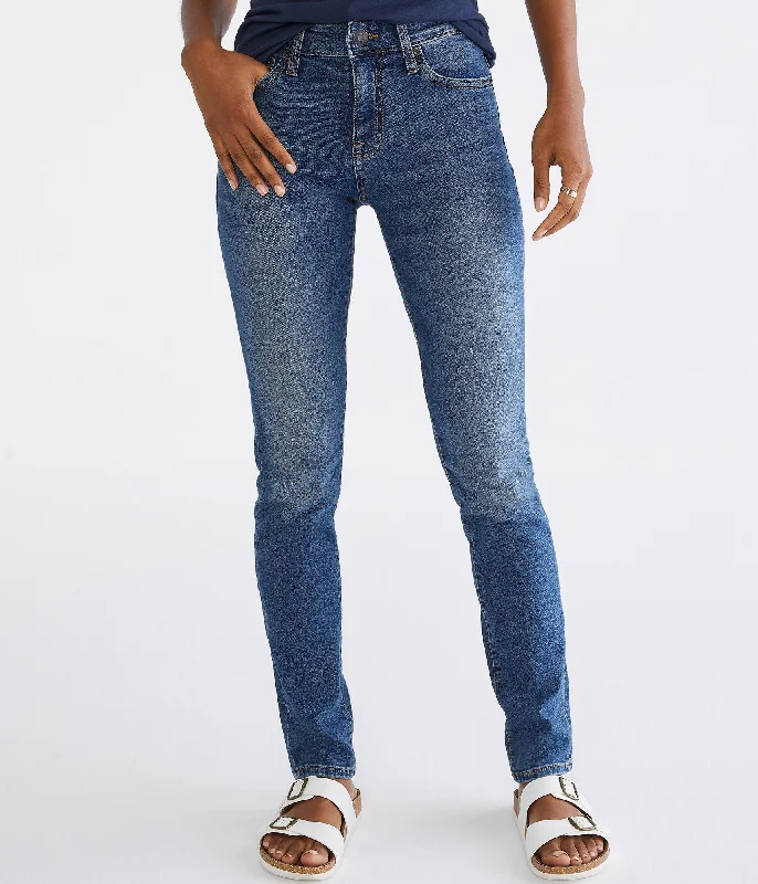 High Street Women's Fashion for Trendy Shoppers Aeropostale Women's Premium Seriously Stretchy Mid-Rise Skinny Jean High Street Women's Fashion for Trendy Shoppers Aeropostale Women's Premium Seriously Stretchy Mid-Rise Skinny Jean