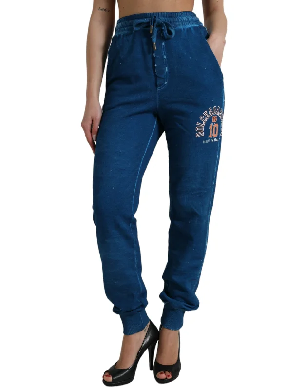 Charming Women's Holiday Apparel Dolce & Gabbana  Logo Cotton Jogger SweatWomen's Women's Pants