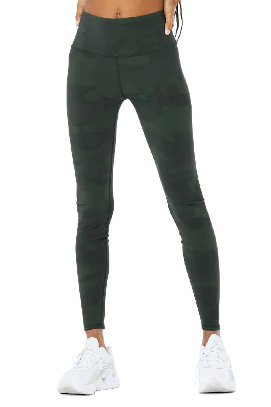 Comfy Women's Outfits for Daily Wear High-Waist Camo Vapor Legging - Hunter Camouflage Comfy Women's Outfits for Daily Wear High-Waist Camo Vapor Legging - Hunter Camouflage