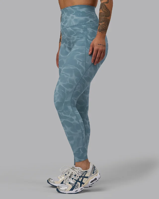 Casual Style for Busy Women Elixir Full Length Leggings With Pockets - Tranquil-Elemental Blue