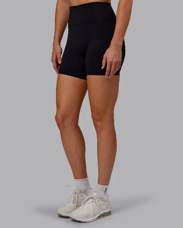 Women's Work Apparel Fusion Mid Shorts - Black