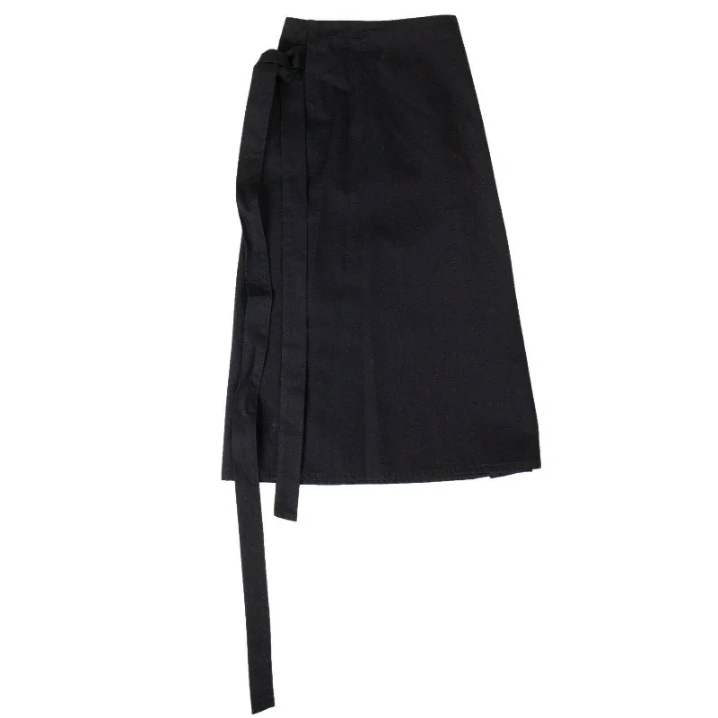 Women's Cozy Outfit For Lounging Women's Black High Waisted Wrap Midi Skirt