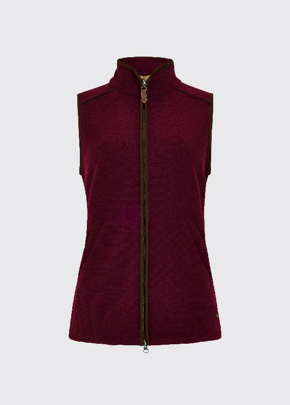 Exclusive Discount Carbury Women's Fleece Gilet - Ox Blood