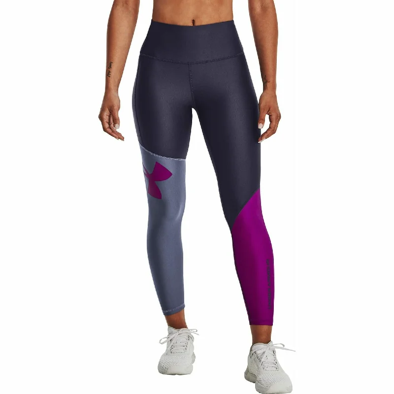 Stylish Outerwear Clothes For Women Under Armour HeatGear Womens 7/8 Training Tights - Purple Stylish Outerwear Clothes For Women Under Armour HeatGear Womens 7/8 Training Tights - Purple